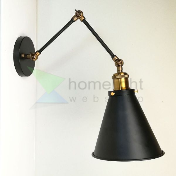 antik-fali-olvaso-lampa-matt-fekete-antik-sargarez-szin-olvaso-buraval