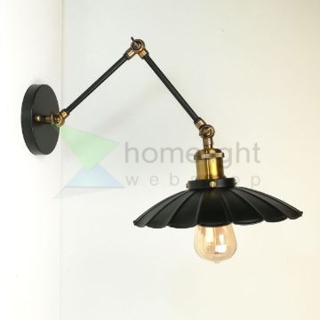 antik-fali-olvaso-lampa-matt-fekete-antik-sargarez-szin-hullamos-buraval