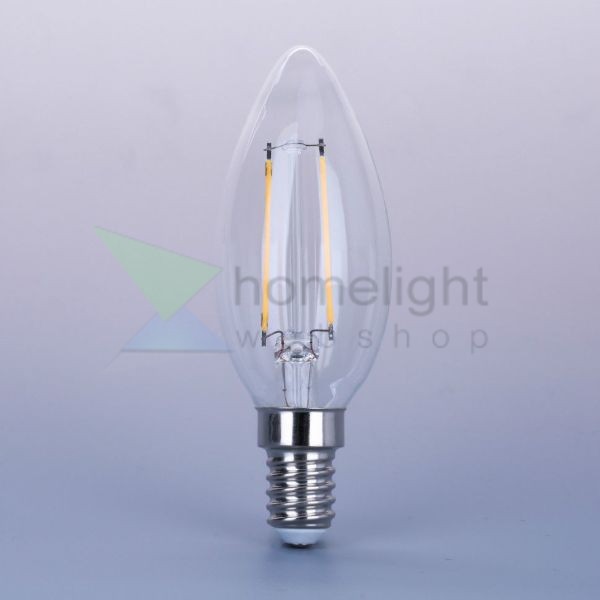 LED filament dekor izzó - C35 - 4 watt