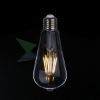 LED Filament dekor izzó - ST64 - 4W - E27 480LM