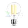 LED Izzó Filament A60 8W E27 360° 4000K (1055 lumen)