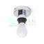 SOLO R mennyezeti lámpa alap  króm 230V LED E27 15W
