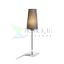LULU asztali lámpa fekete króm 230V LED E27 8W