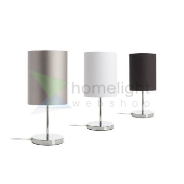 NYC asztali lámpatest  króm 230V LED E27 15W