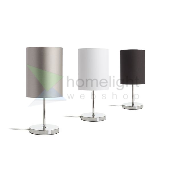 NYC asztali lámpatest  króm 230V LED E27 15W