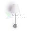 SILENCE fali lámpa fehér króm 230V LED E27 15W