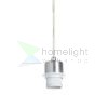 MORE 80 mennyezeti függőlámpa alap  króm 230V LED E27 3x15W