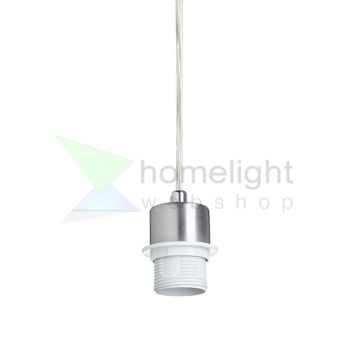 MORE 80 mennyezeti függőlámpa alap  króm 230V LED E27 3x15W