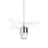 MORE 60 mennyezeti függőlámpa alap  króm 230V LED E27 3x15W