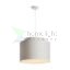 DOUBLE 40/30 lámpabúra  Chintz világosszürke/fehér PVC  max. 23W