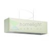 LOPE 80/23 lámpabúra  Chintz menta/ezüst fólia  max. 23W