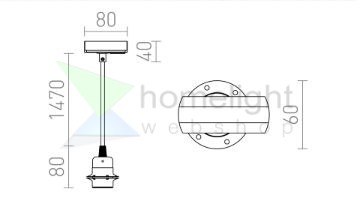 ELISA egyfázisú áramkörös sínre FEKAS1+FEK+AF   230V LED E27 15W