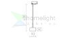 PIXIE libanyak háromfázisú áramkörös sínre fekete  230V LED GX53 7W