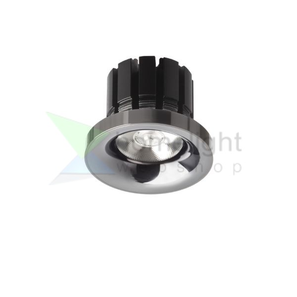 SHARM PLUS süllyesztett lámpa  fekete króm 230V LED 10W 24°  3000K