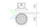 MEGALOS PRO 35 test fekete  230V LED 200W 90° IP65  4000K