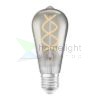 OSRAM Vintage Edison SPIRAL  füstös 230V E27 LED EQ25  1800K