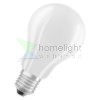 Matt búrás OSRAM E27 LED fényforrás 2700K meleg fénnyel