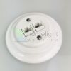 Dupla RJ45 csatlakozó porcelán keretben, fehér színben