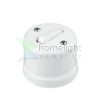 Falon kívüli fehér porcelán billenőkapcsoló 65 mm átmérővel
