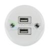 Elegáns fehér porcelán USB csatlakozó loft és vintage enteriőrökbe