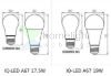 LED fényforrás IQ-LED A67 IQ-LED A67 N 19W-WW