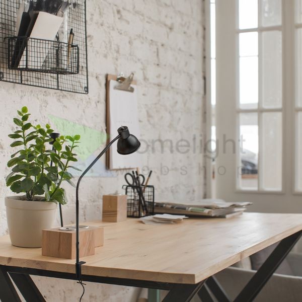 HARMONY asztalhoz rögzítéssel fekete  230V LED GU10 8W