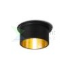 ORTA süllyesztett lámpa fekete/aranysárga 230V LED GU10 9W