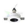 DAYTONA rögzített lámpa gipsz/fekete 230V LED GU10 8W