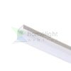 LED PROFILE H felületre szerelhető 1m eloxált alumínium/matt akrilát 