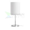 NYC/RON 15/20 asztali lámpa  Monaco petróleum kék/ezüst PVC/nikkel 230V LED E27 15W