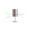 NYC/RON 15/20 asztali lámpa  Monaco galamb szürke/ezüst PVC/nikkel 230V LED E27 15W