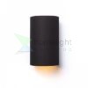 RON W 15/25 fali lámpa Polycotton fekete/fehér PVC 230V LED E27 15W