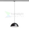 GLADYS 30 egy áramkörös sínre fekete/aranysárga 230V LED E27 15W