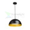 GLADYS 40 függő lámpa fekete/fehér 230V LED E27 30W