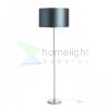 NYC/RON 40/25 állólámpa  Monaco petróleum kék/ezüst PVC/króm 230V LED E27 15W