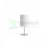 NYC/RON 15/20 asztali lámpa  Monaco petróleum kék/ezüst PVC/króm 230V LED E27 15W