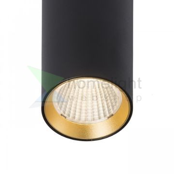 MAVRO függő lámpa fekete/aranysárga  230V LED 12W 38°  3000K