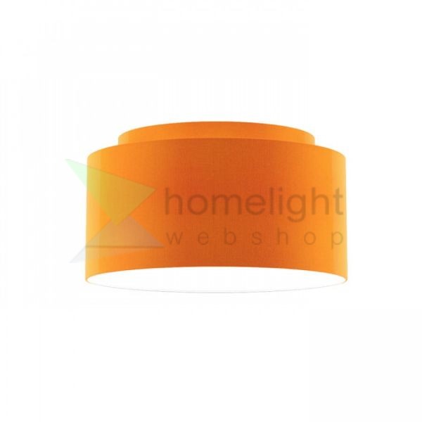DOUBLE 55/30 lámpabúra  Chintz narancssárga/fehér PVC  max. 23W