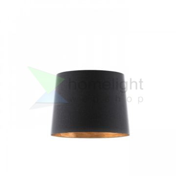 ASPRO 40/30 lámpabúra Polycotton fekete/réz fólia max. 23W