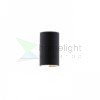 RON W 15/25 fali lámpa  Polycotton fekete/réz fólia 230V LED E27 15W
