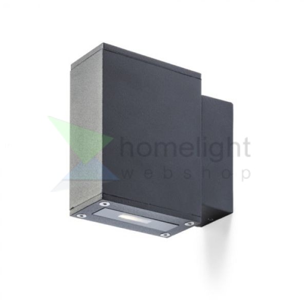 DIXIE 4x12 fali lámpa fekete 230V/700mA LED 2x3W 48° IP54 3000K