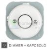 Porcelán dimmer Ø60 mm-es süllyesztett szereléshez