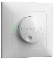 Fehér süllyesztett fali dimmer 1000W terhelhetőséggel LED fényforrásokhoz