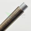 Antik bronz dekor cső M10×1 menettel toldva